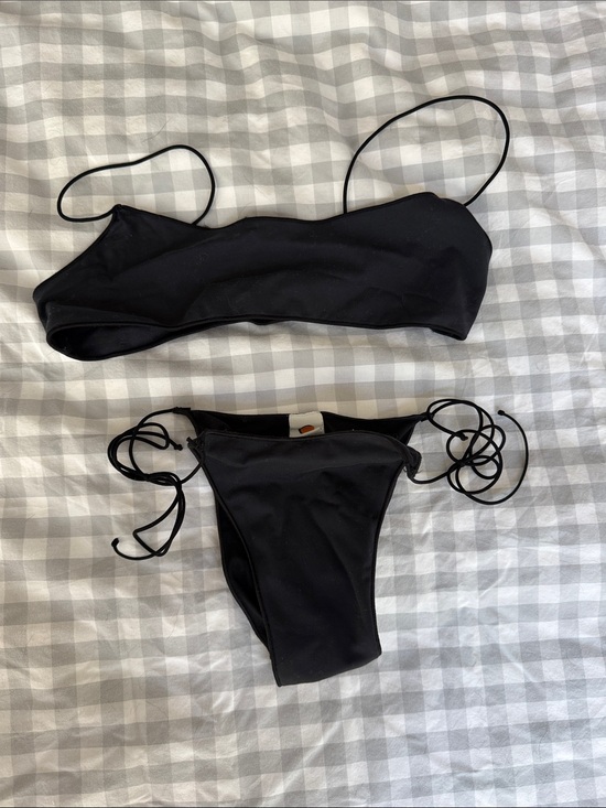 Tropic Of C Other - Minimal Black String Bikini Set